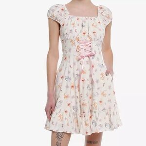 Disney Winnie The Pooh Lace-Up‎ Dress Hot Topic